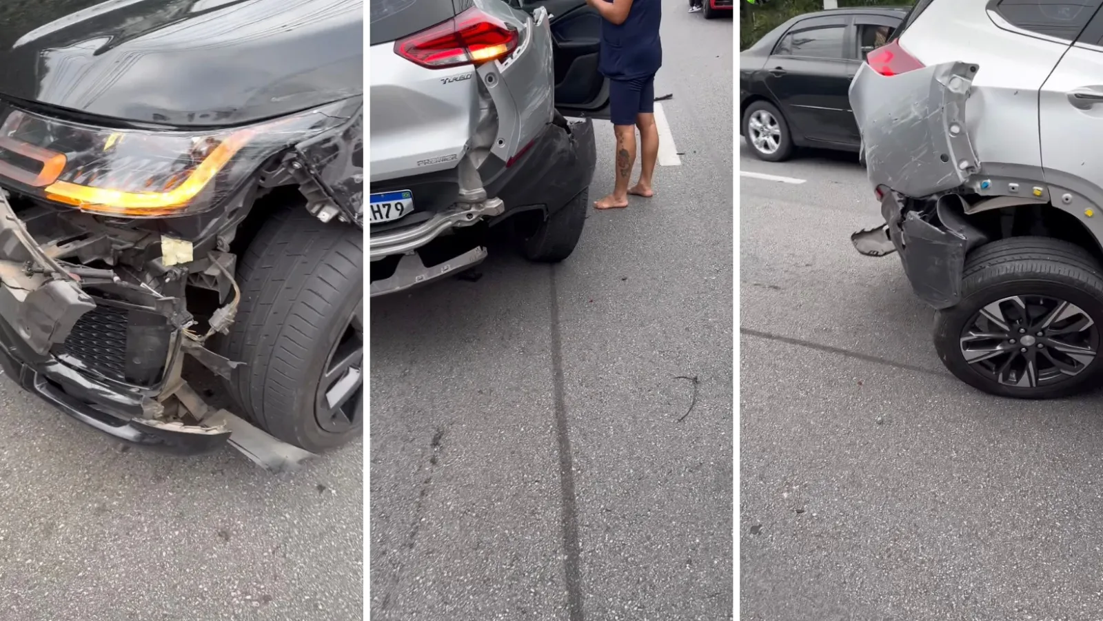 Acidente de trânsito ocorreu em rodovia de Alphaville, em São Paulo