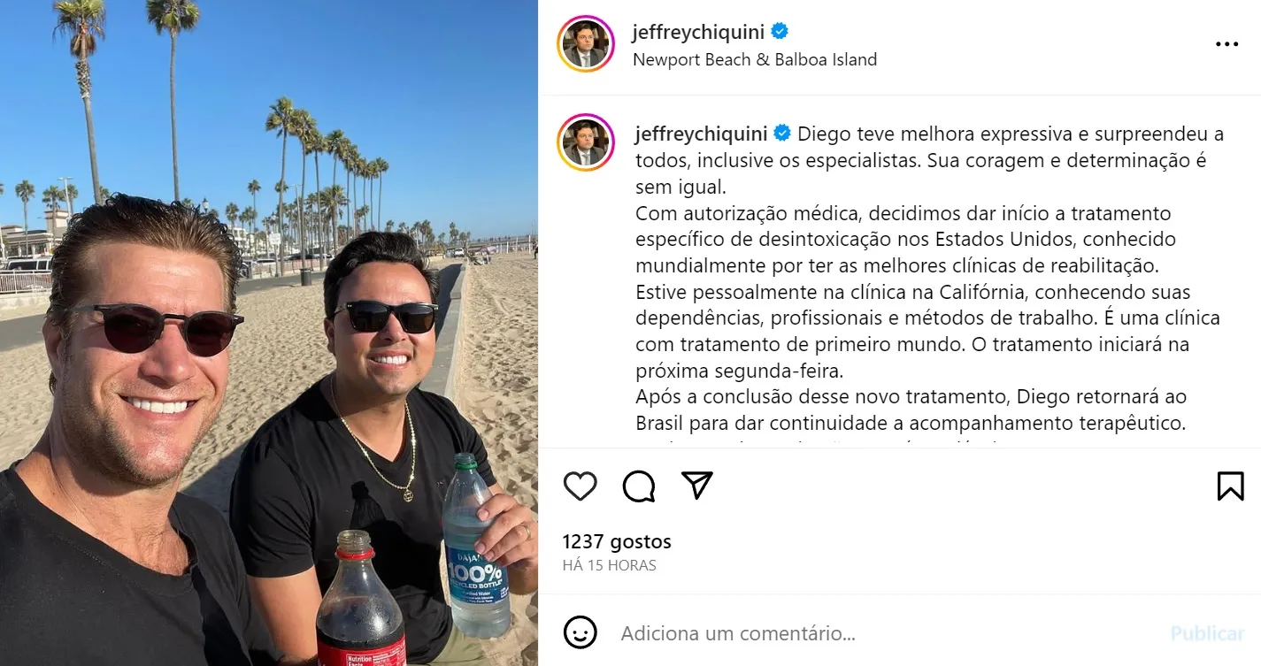Advogado compartilhou as informações nas redes sociais