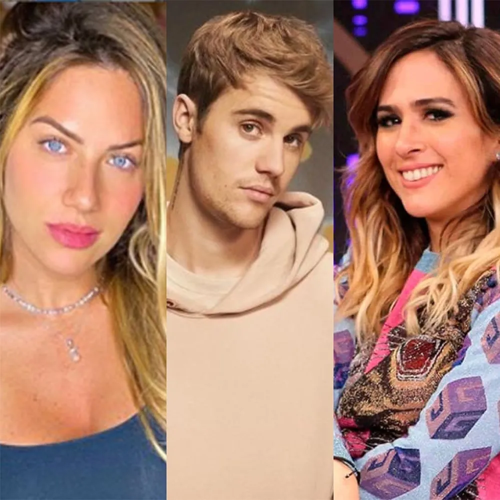 Da esquerda para a direita, Giovanna Ewbank, Justin Bieber e Tatá Werneck: outros casos de burnout