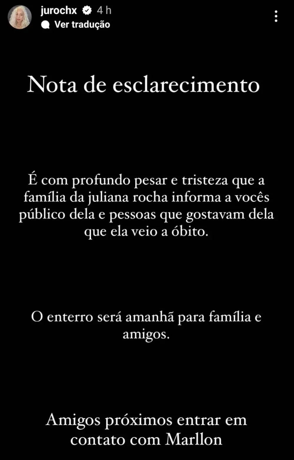 Marllon ainda não se pronunciou sobre o caso