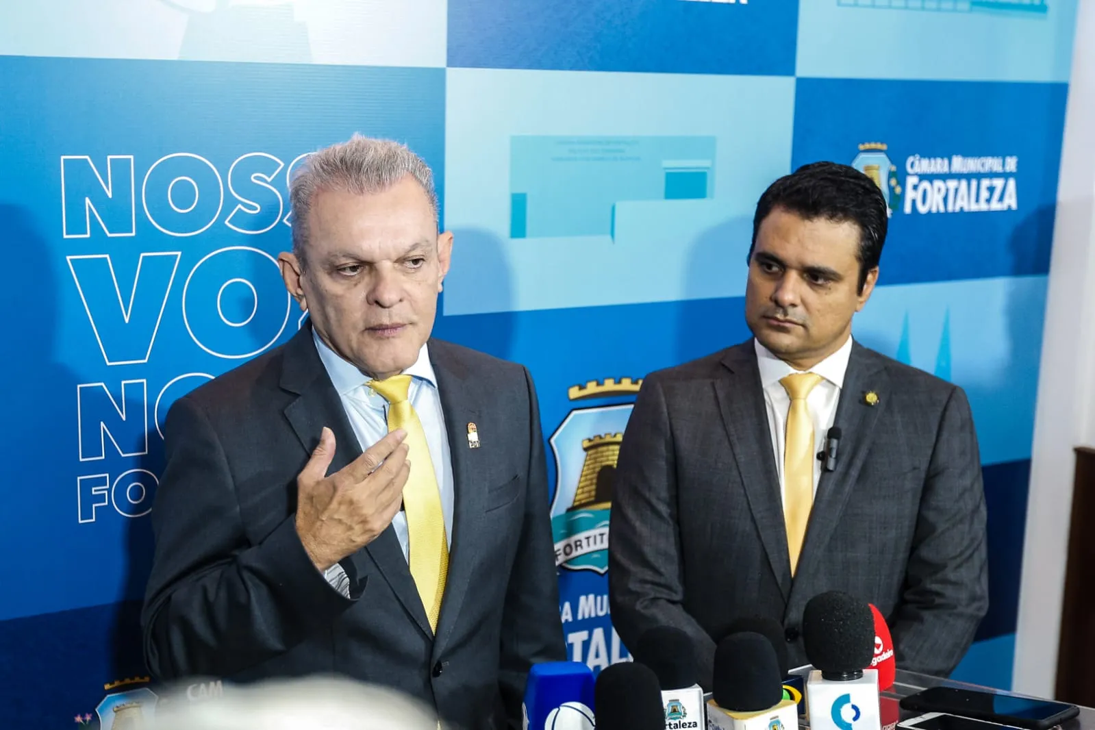 Chefes do Legislativo e do Executivo de Fortaleza estiveram juntos na manhã desta sexta-feira (10), durante evento na CMFor.