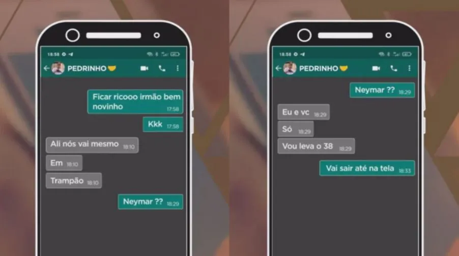 Suspeitos trocaram conversas no WhatsApp sobre o assalto