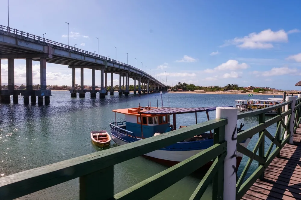 Antes mesmo de começar o passeio, paisagem da Barra do Ceará já é um presente aos olhos