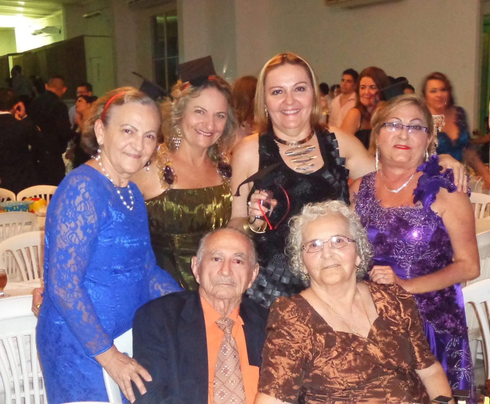 As quatro filhas do casal: amor multiplicado em 9 netos e 13 bisnetos