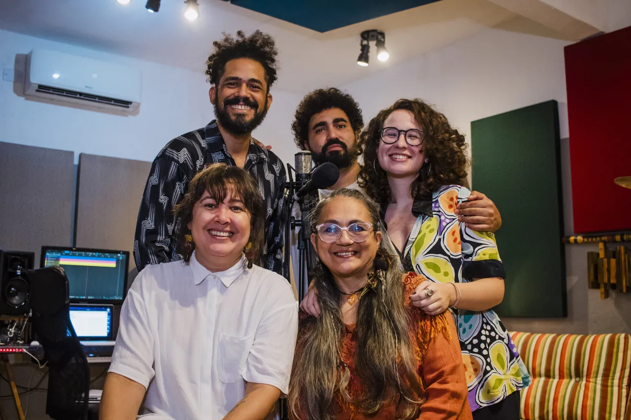 Parte da equipe de 