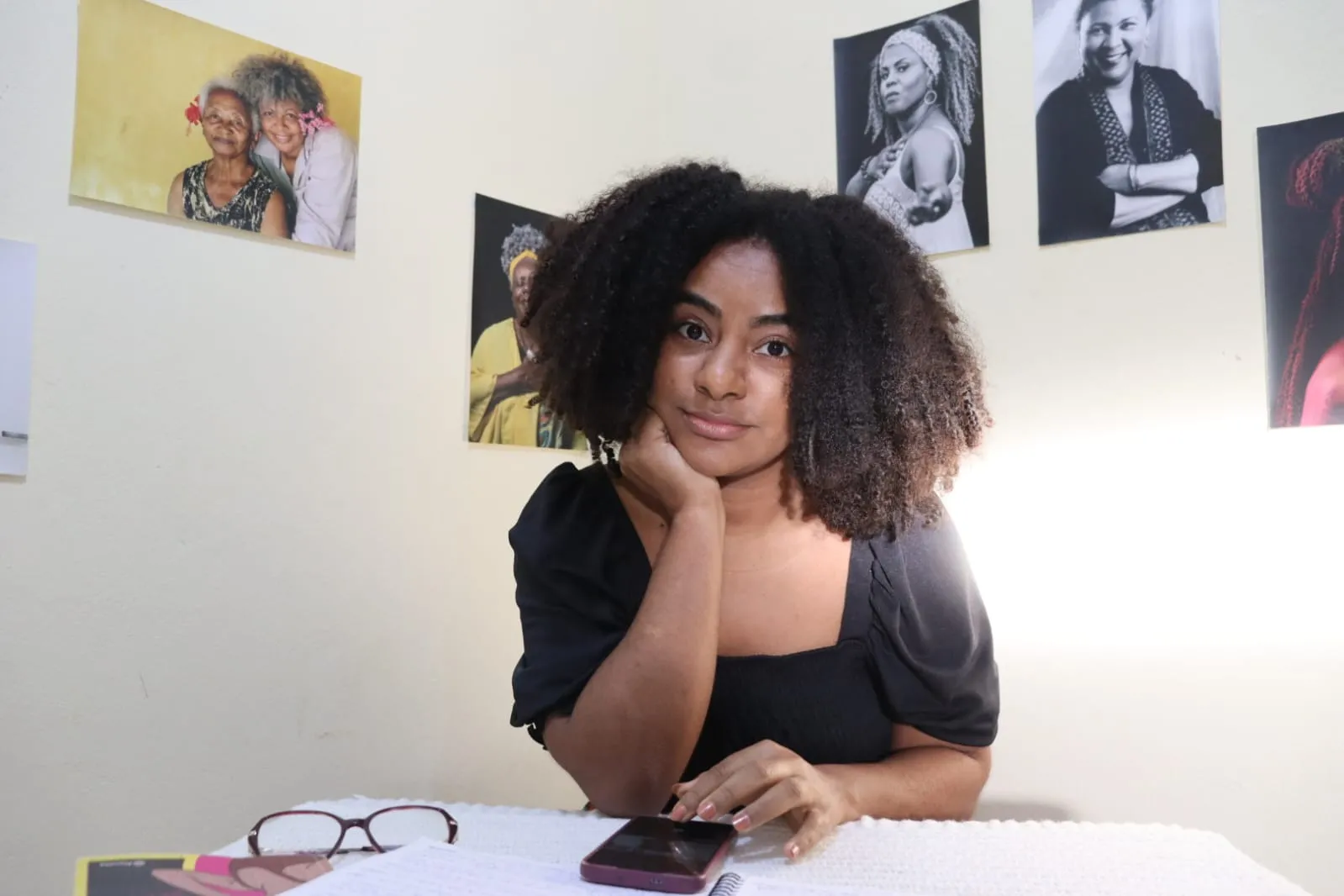 Tainara Eugênio, do Quilombo Sítio Veiga (Quixadá), uma das autoras do projeto 