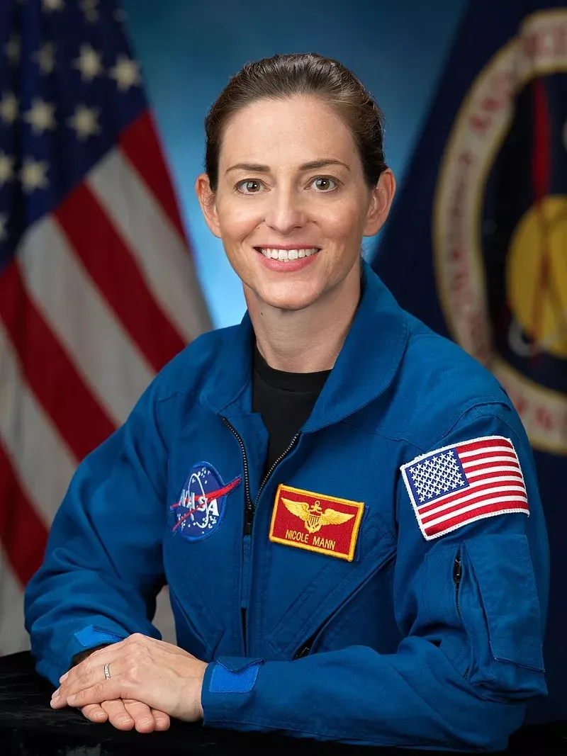Nicole Mann, astronauta da NASA de origem na tribo dos Wailack, do Norte da California.