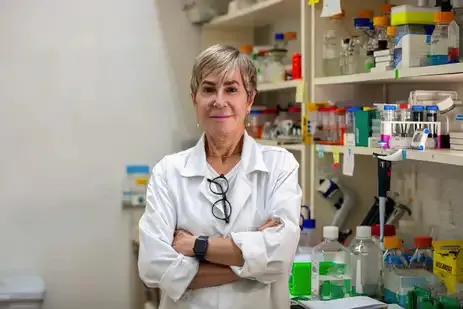 A pesquisadora Ana Lucia Tabet Oller Nascimento, do Laboratório de Desenvolvimento de Vacinas do Butantan