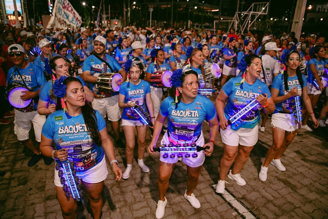 O Baqueta tocou na Praia de Iracema