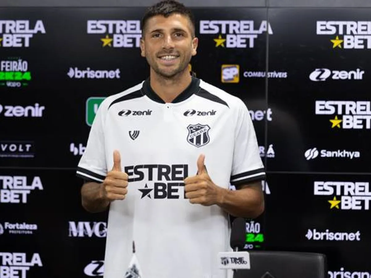 O argentino Lucas Mugni é o camisa 10 do Ceará na temporada de 2024