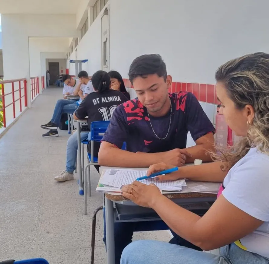 Área interna da Escola de Educação Profissional Marta Maria Giffoni de Sousa