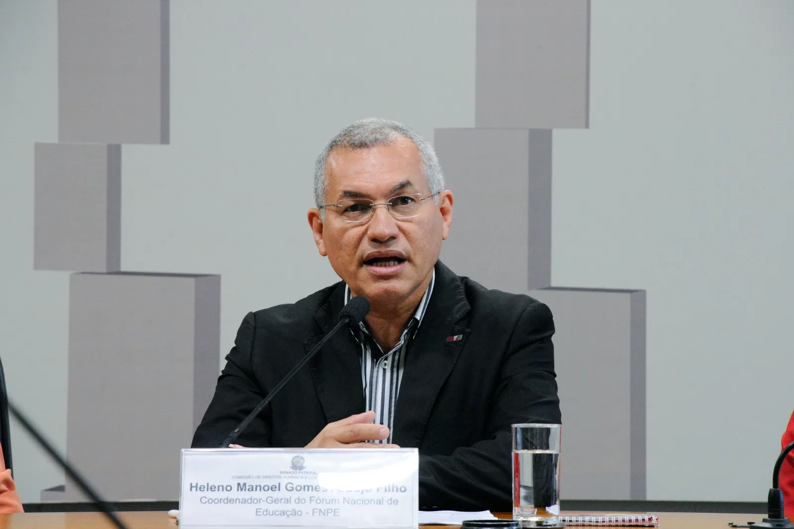 Coordenador do Fórum Nacional da Educação (FNE), entidade responsável pela coordenação da Conae, Heleno Manoel Araújo Filho
