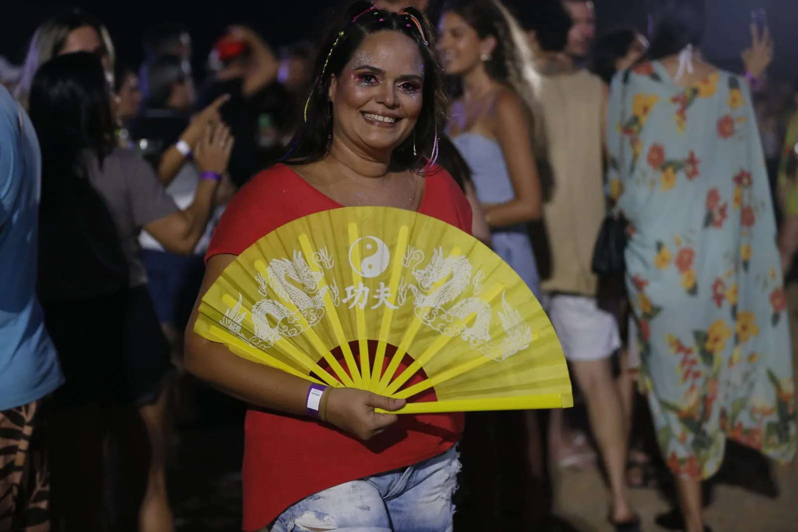 No Aterrinho da Praia de Iracema, o acessório foi destaque