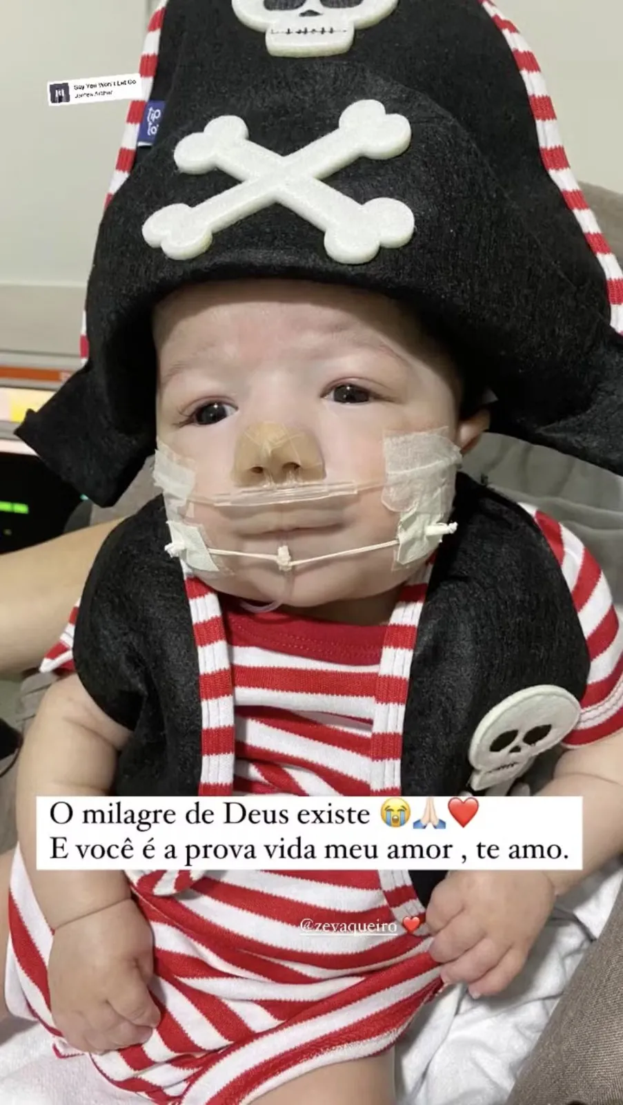 Influenciadora comemorou a evolução do filho caçula