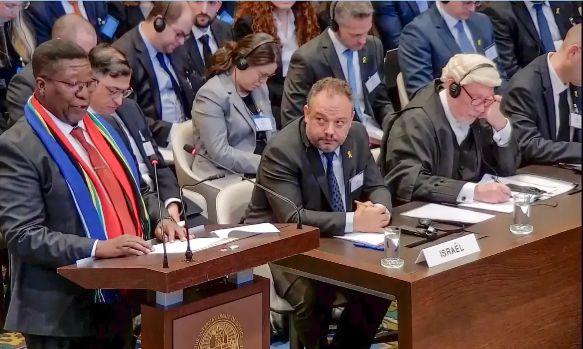 Brasil apoiou denúncia contra Israel, oferecida pela África do Sul na Corte Internacional de Justiça, sediada em Haia, na Holanda.