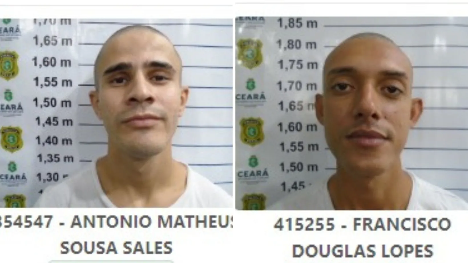Os detentos são ligados a uma facção criminosa com origem no Rio de Janeiro