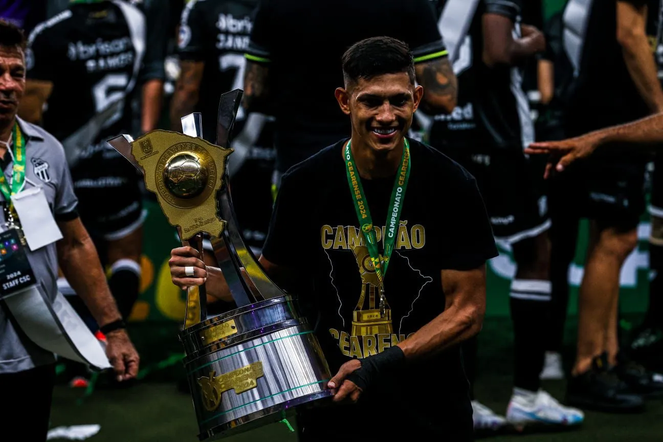 Erick Pulga é o principal destaque individual do Ceará em 2024, sendo também o artilheiro do Estadual