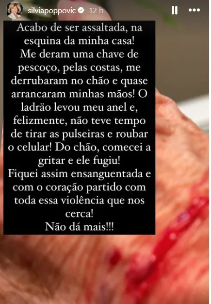 Apresentadora compartilhou informações com seguidores