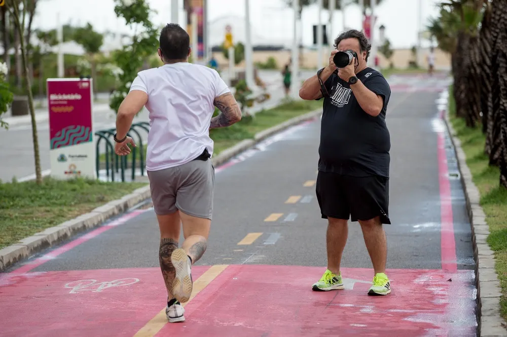 Dudu Ruiz é um dos pioneiros da fotografia de corrida em Fortaleza