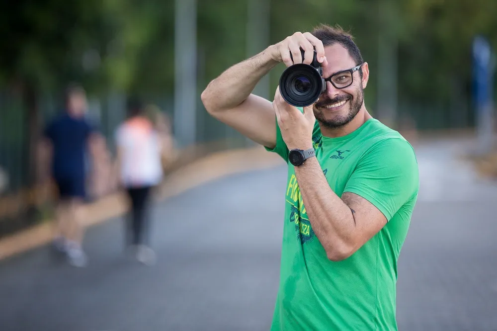 Nickola Brága pretendo se tornar uma referência na fotografia de corrida, caminho pavimentado com talento e esforço