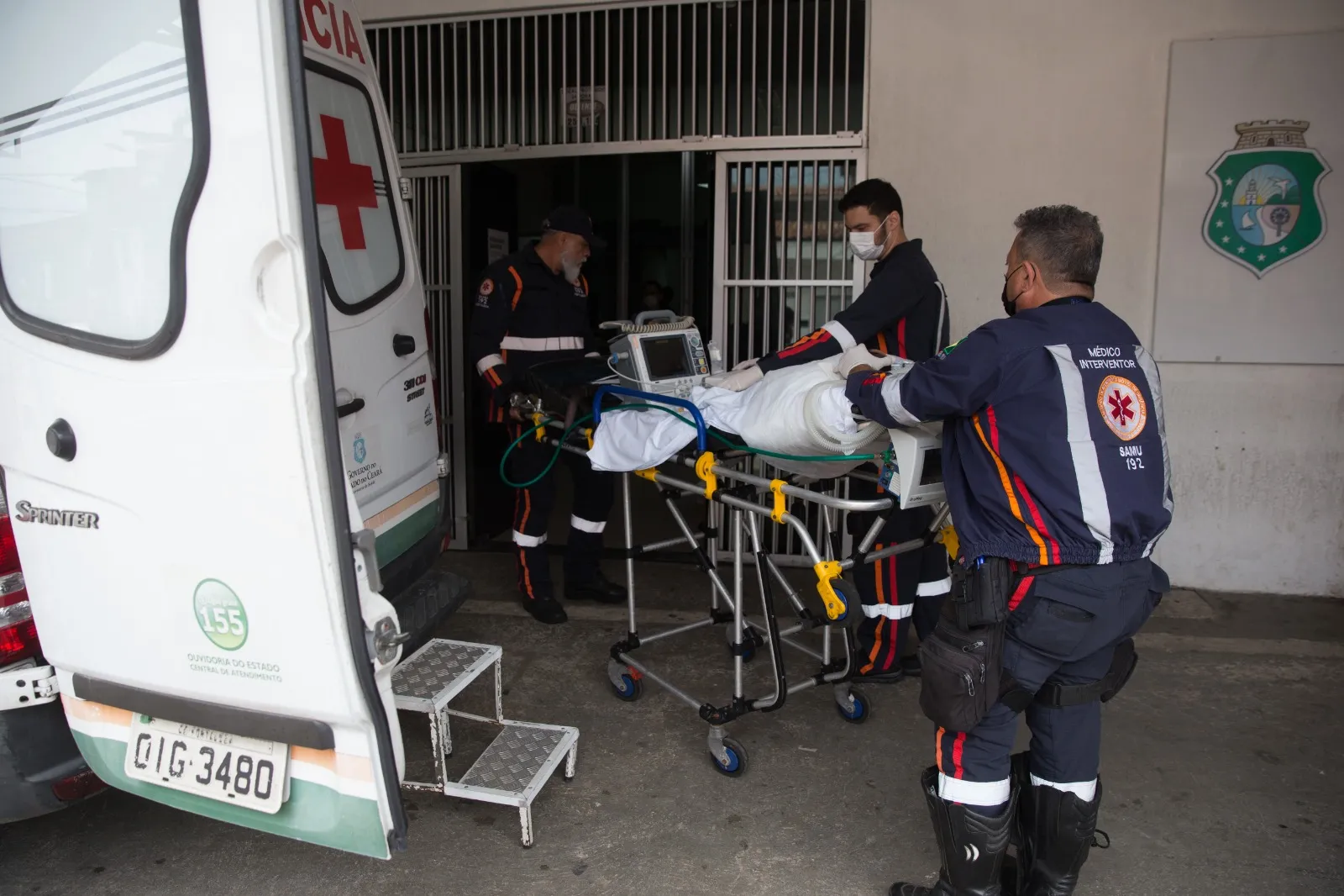 Profissionais do Serviço de Atendimento Móvel de Urgência (Samu) atuam em todo o Estado