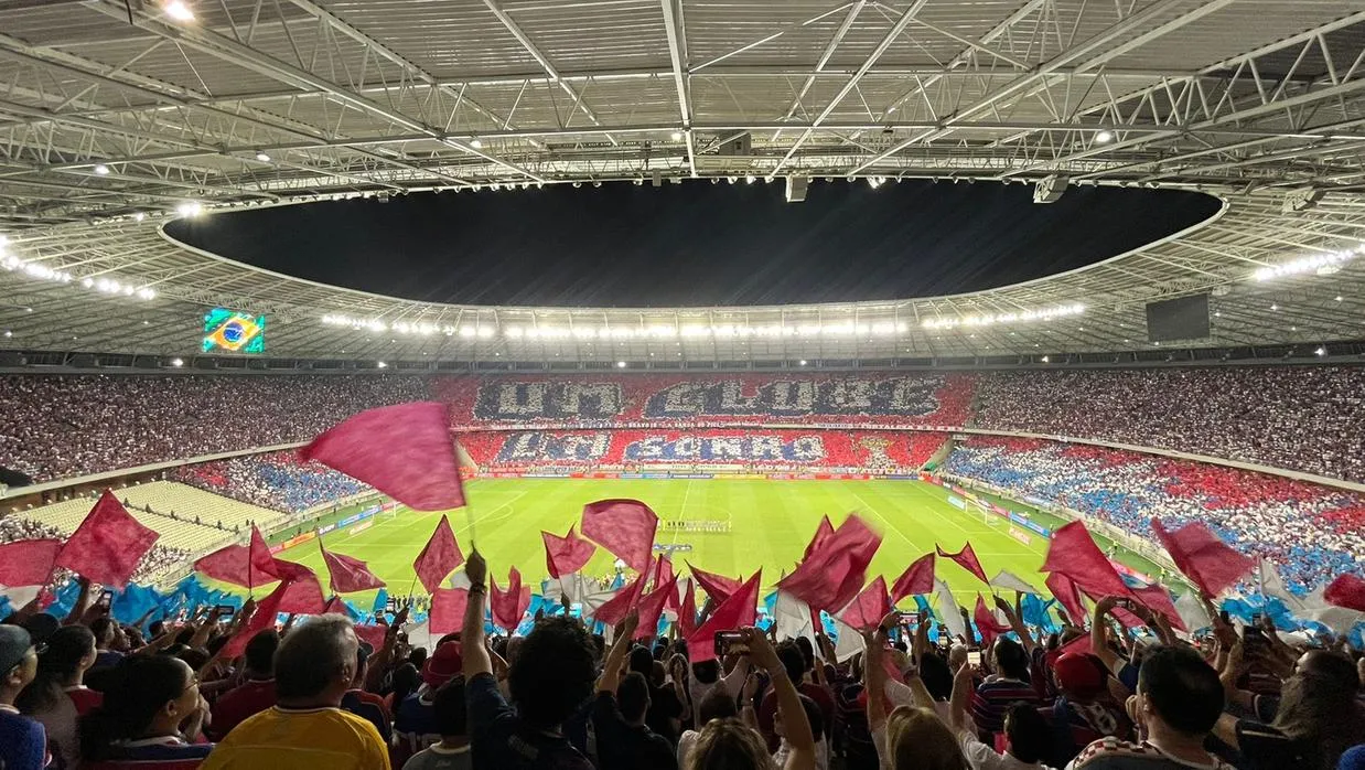 A torcida do Fortaleza deve lotar a Arena Castelão contra o Boca Juniors-ARG