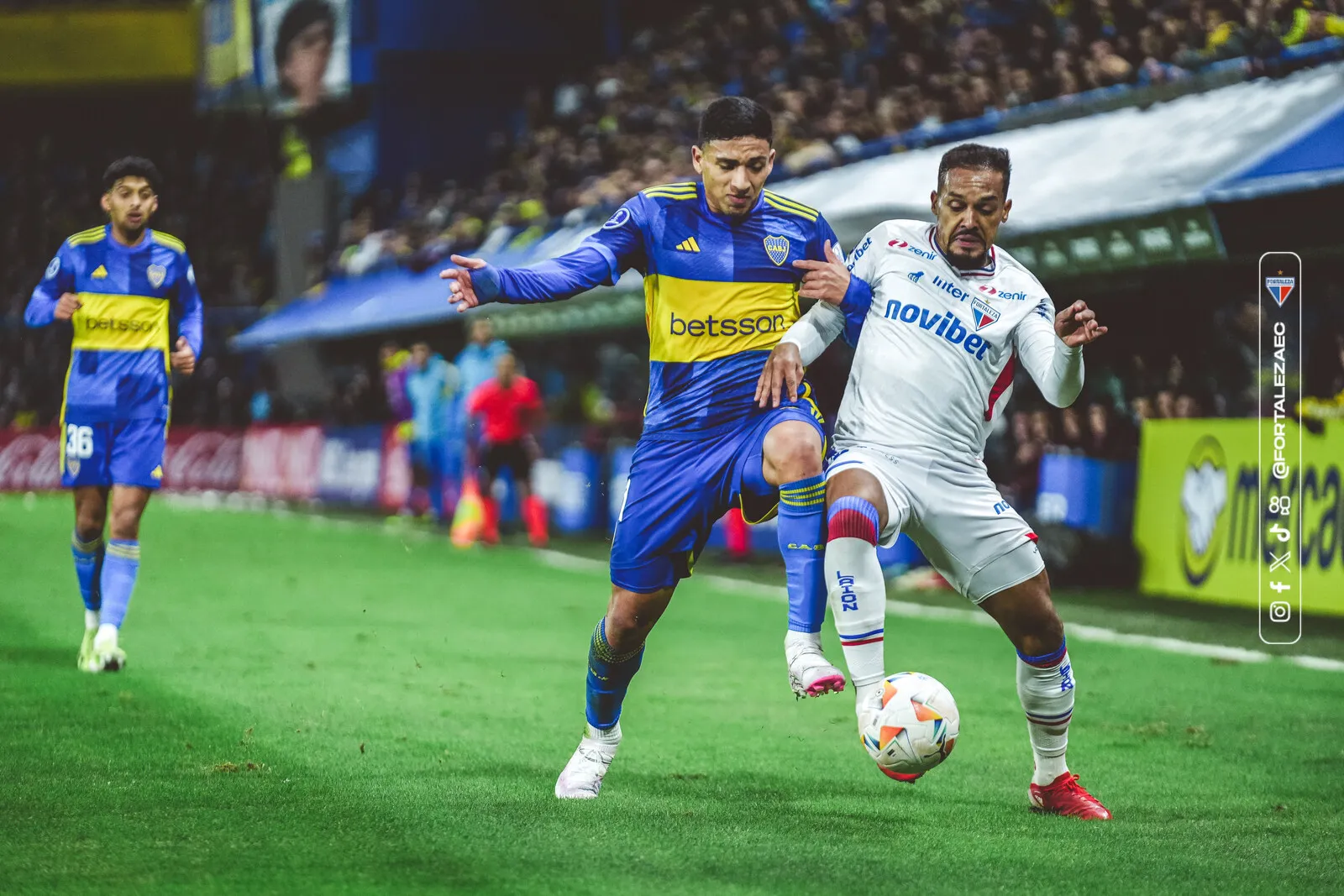 O Fortaleza saiu atrás, mas buscou empate com o Boca Juniors em La Bombonera