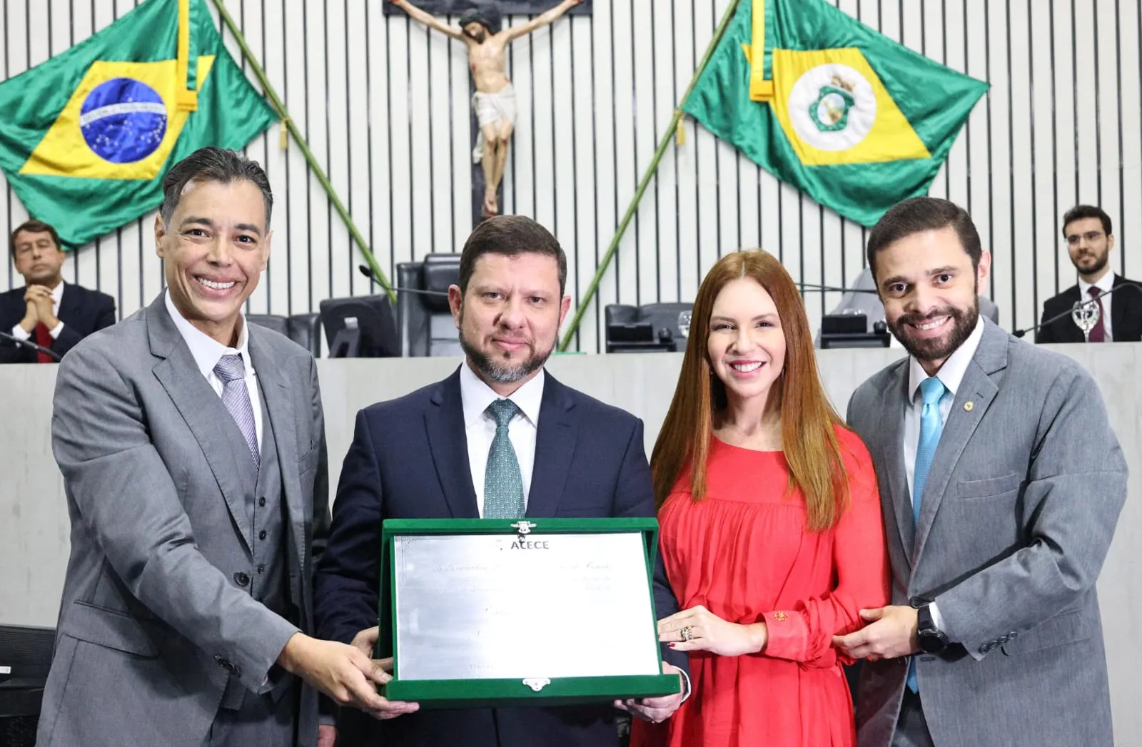 Leonardo Araújo, Nicola Moreira Miccione, Tatiana Binato e Júlio César Filho