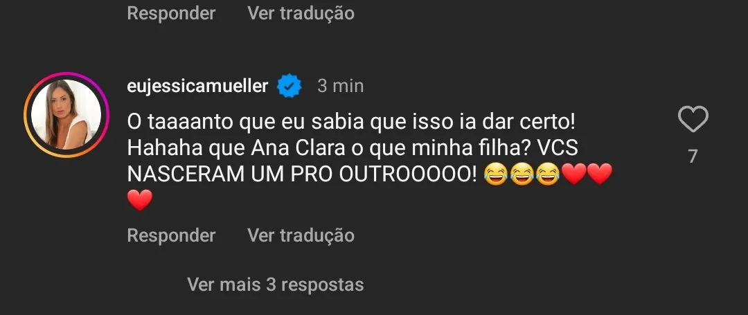 Comentário não foi bem recebido nas redes sociais