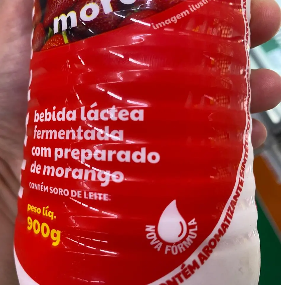 foto de bebida láctea fermentada