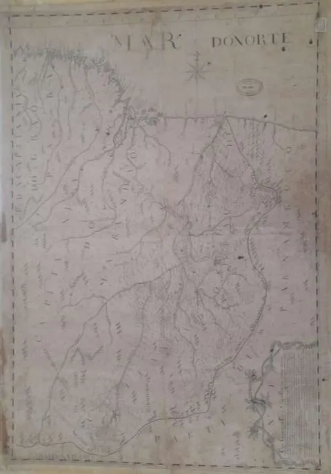 Versão revisada, a pedido da Província do Piauí, do Mapa do Gallucio