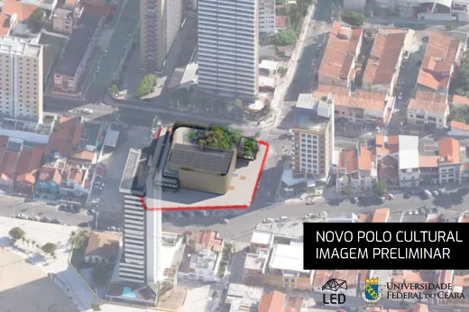 Equipamento deve integrar complexo universitário na Praia de Iracema.