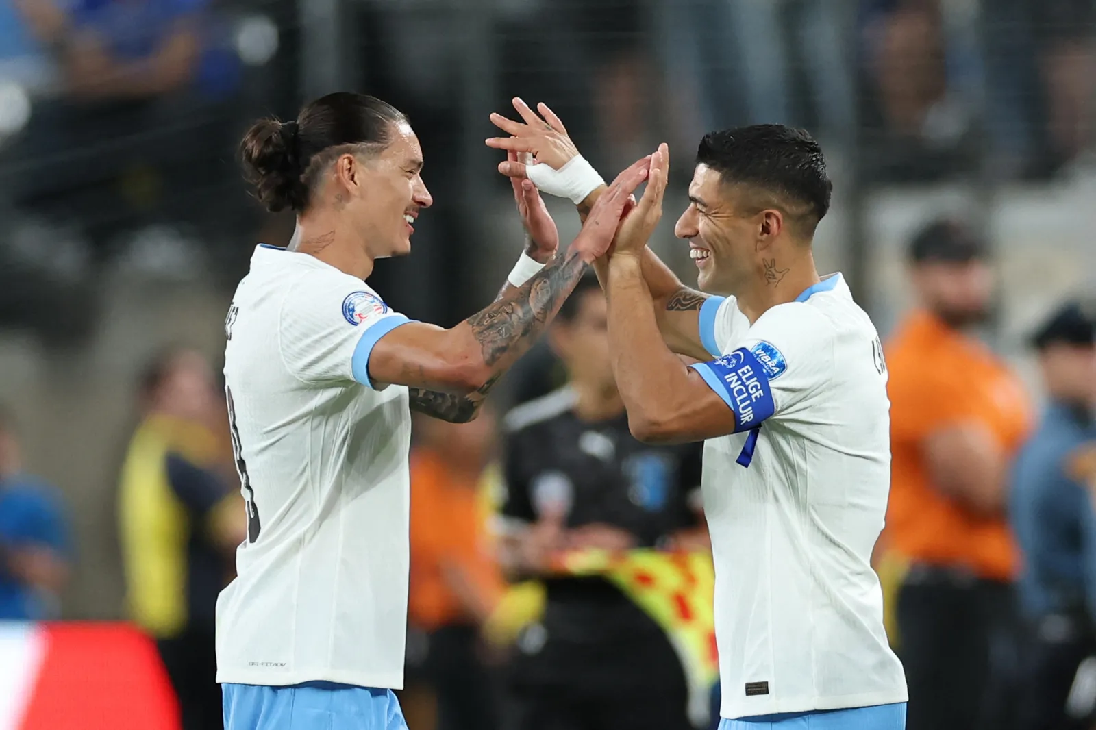 Darwin Núñez e Luis Suárez estão entre as principais estrelas da seleção do Uruguai