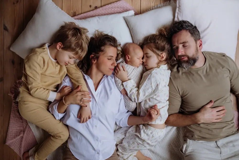 família dormindo