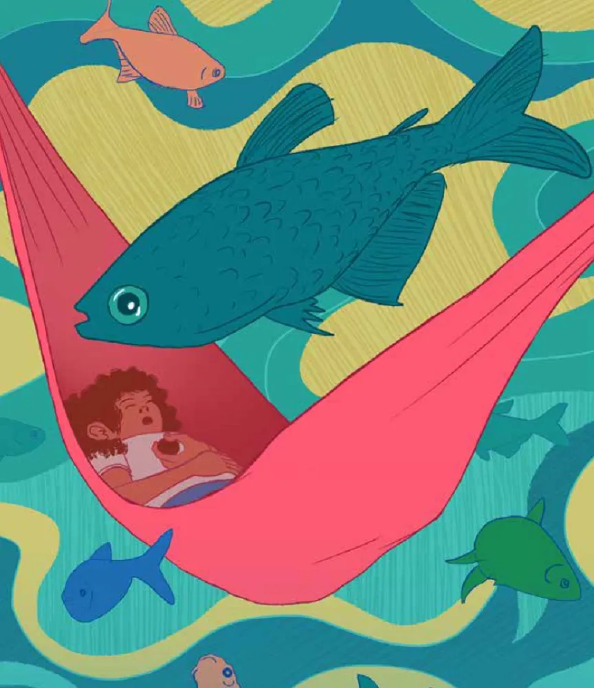 Fartamente ilustrado com cores e traços, livro convida público para uma viagem emocionante