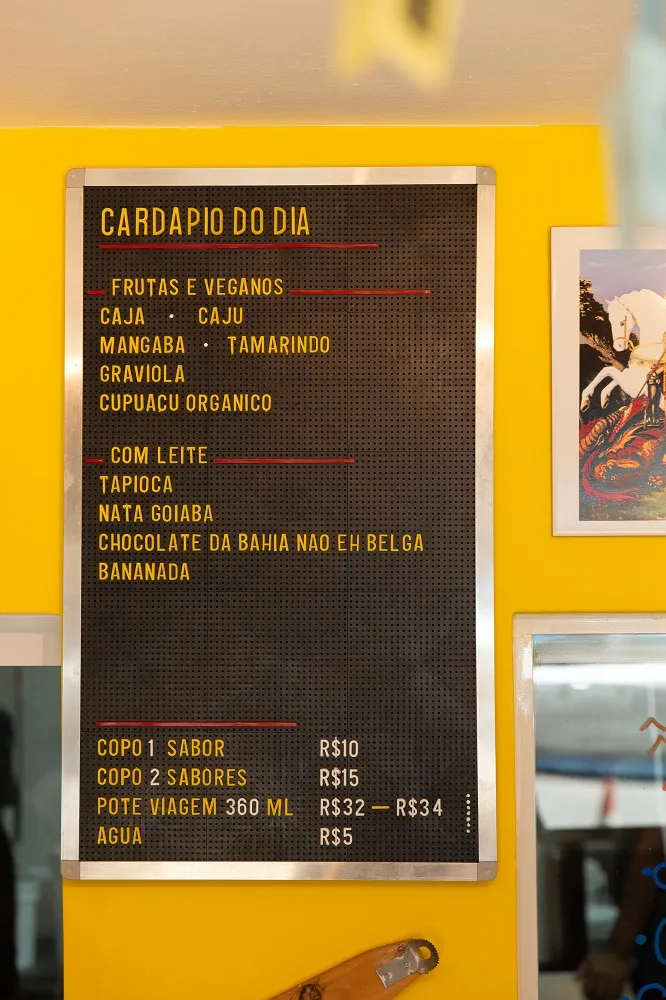 Painel da Cangote Sorvetes: convite à apreciação