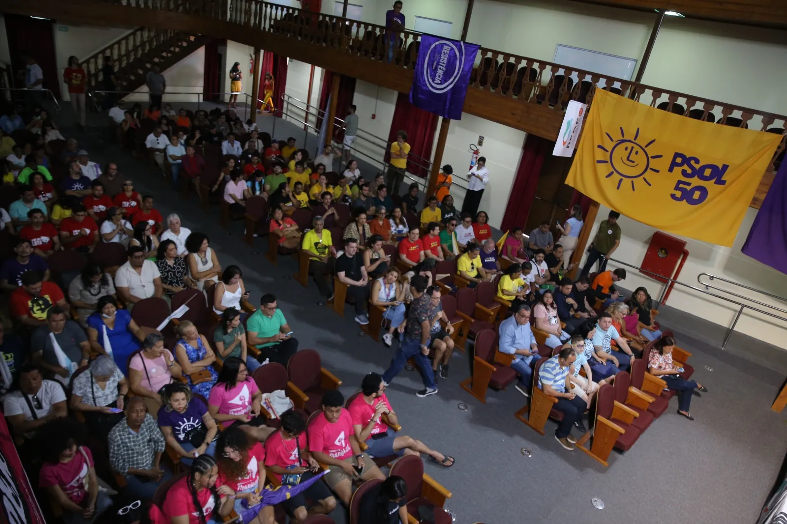 Convenção do Psol aconteceu no Teatro São José