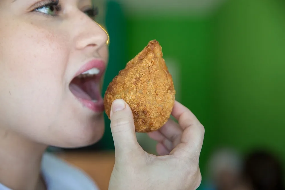 Coxinhas na empresa são preparadas na gordura vegetal de palma, livre de gordura trans
