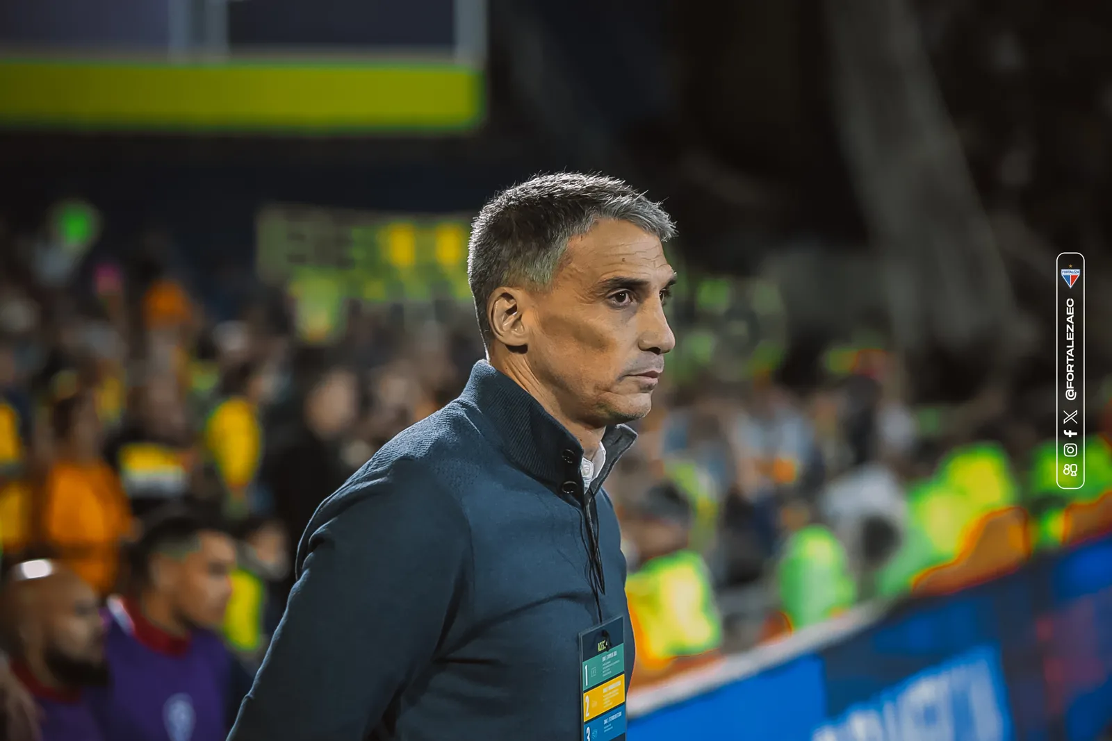 O técnico argentino Juan Pablo Vojvoda montou um Fortaleza mais reativo no 2º tempo