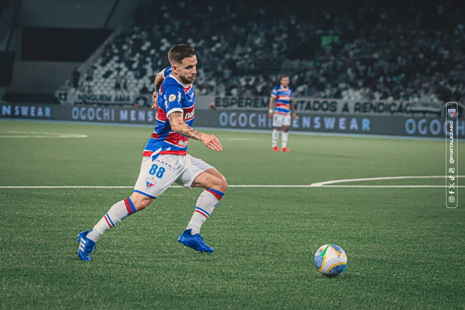 O Fortaleza fez uma partida muito defensiva contra o Botafogo