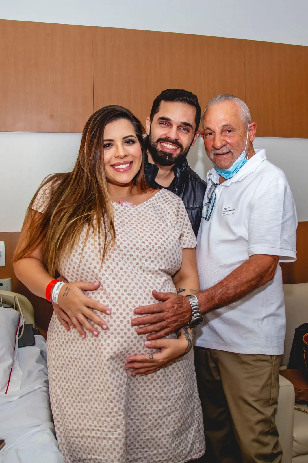 Segundo Andressa, antes mesmo de Matteo nascer, já era muito cortejado pelo avô