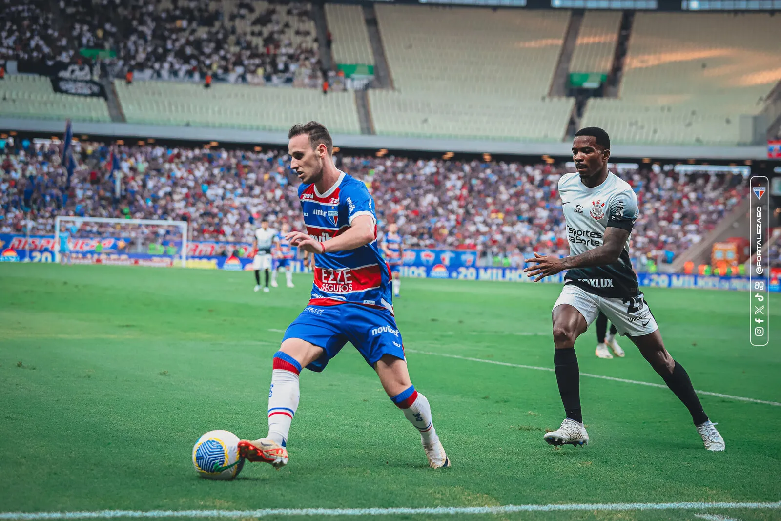 O Fortaleza venceu o Corinthians por 1 a 0 pela Série A de 2024