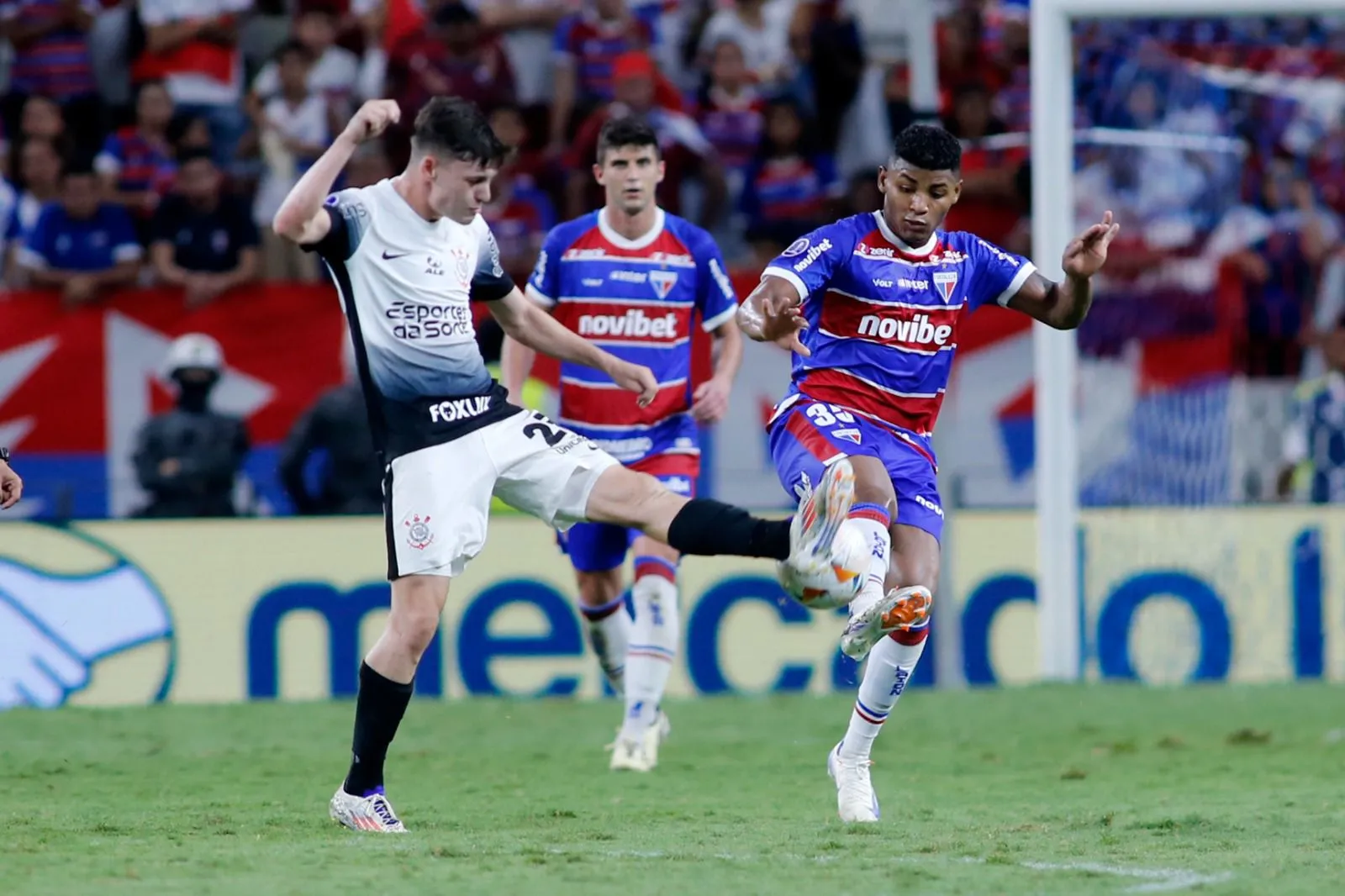 O Fortaleza foi dominado pelo Corinthians no 2º tempo