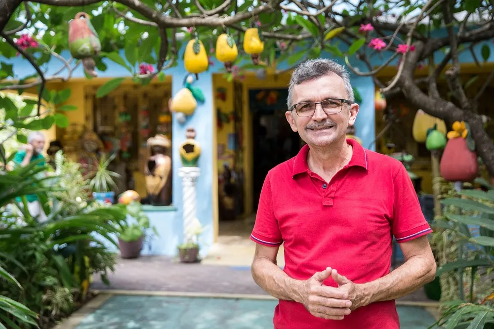 Gerson Linhares é idealizador e um dos mantenedores do museu