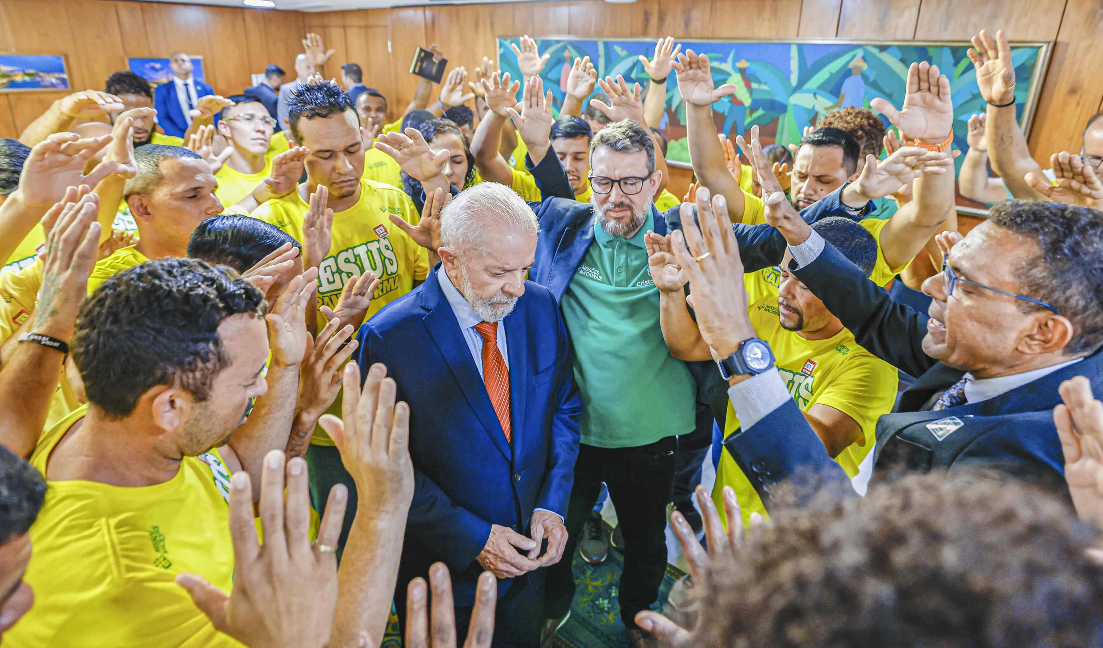 Sanção do projeto de lei que institui o Dia Nacional da Música Gospel, no último dia 15.