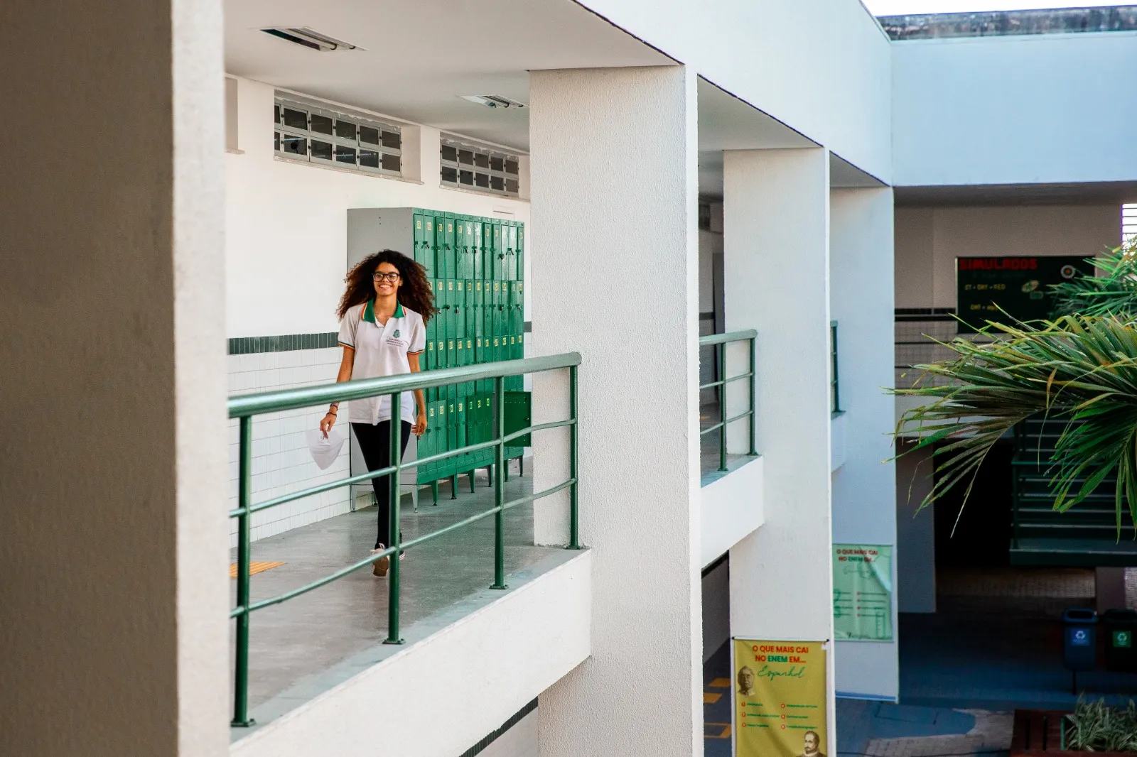 A instituição fornece quatro cursos técnicos: Eletromecânica, Desenvolvimento de Sistemas, Multimídia e Produção de áudio e vídeo