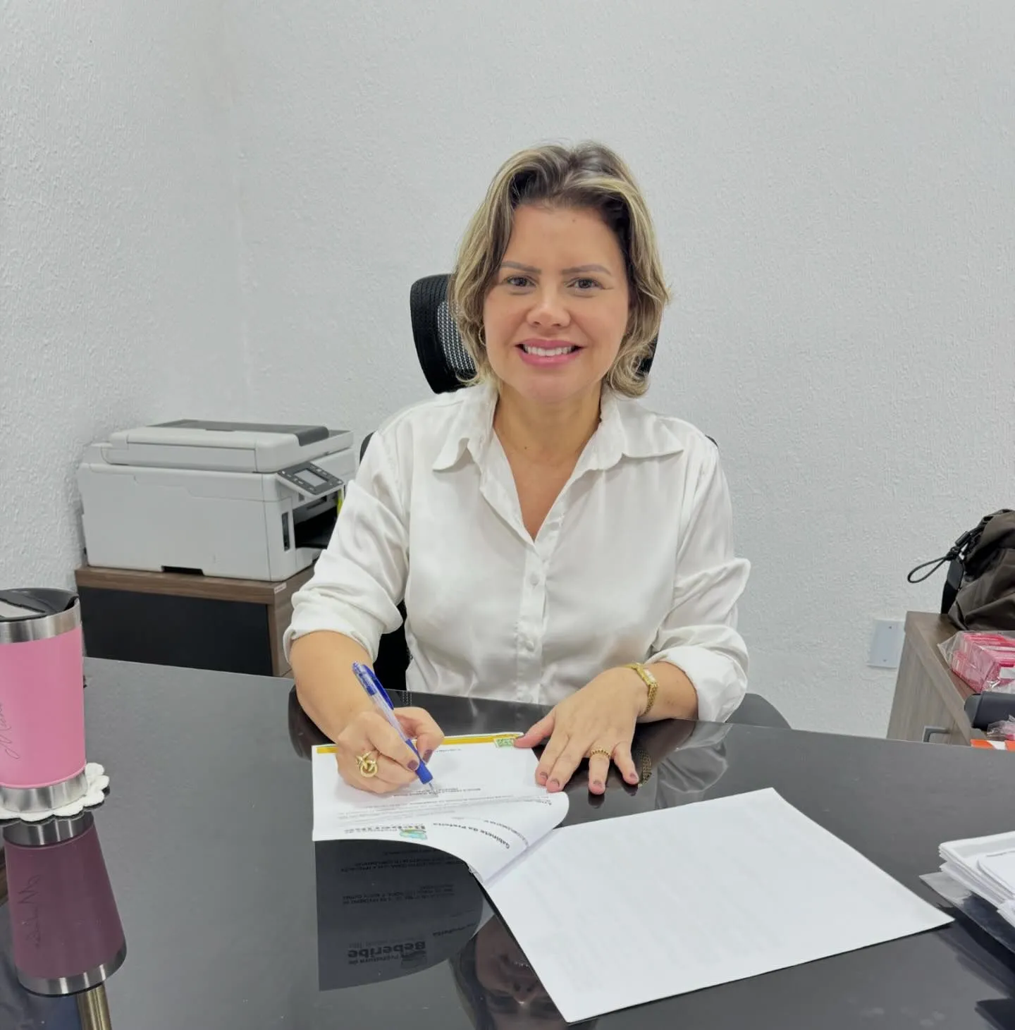 Michele Queiroz (PP), prefeita de Beberibe.