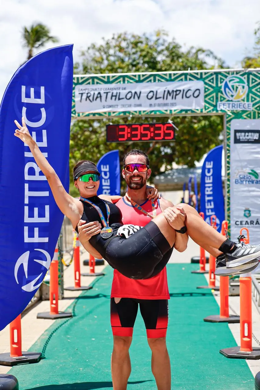 Iniciando na corrida, casal cedo avançou para o triathlon