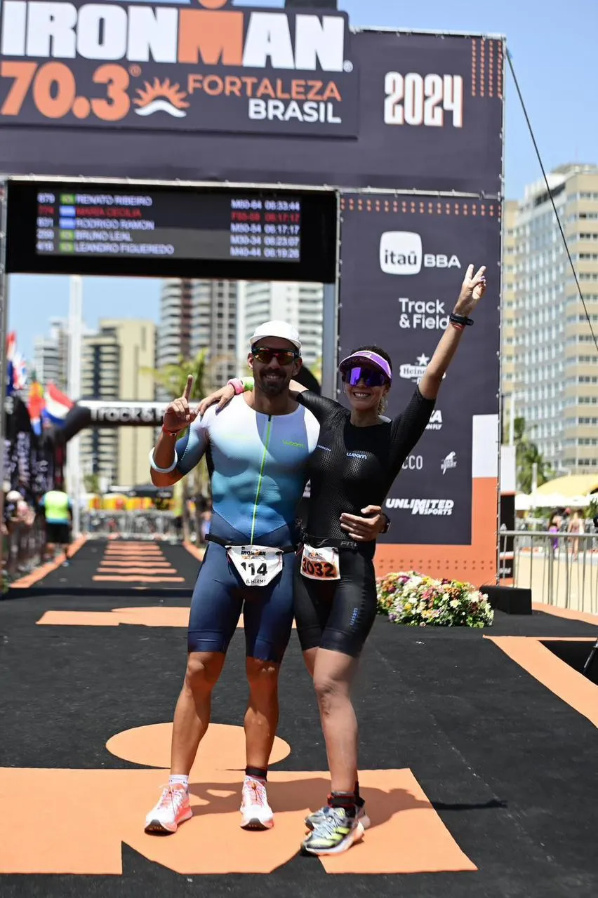 Sonho do casal é correr uma maratona juntos – de preferência, fora do país