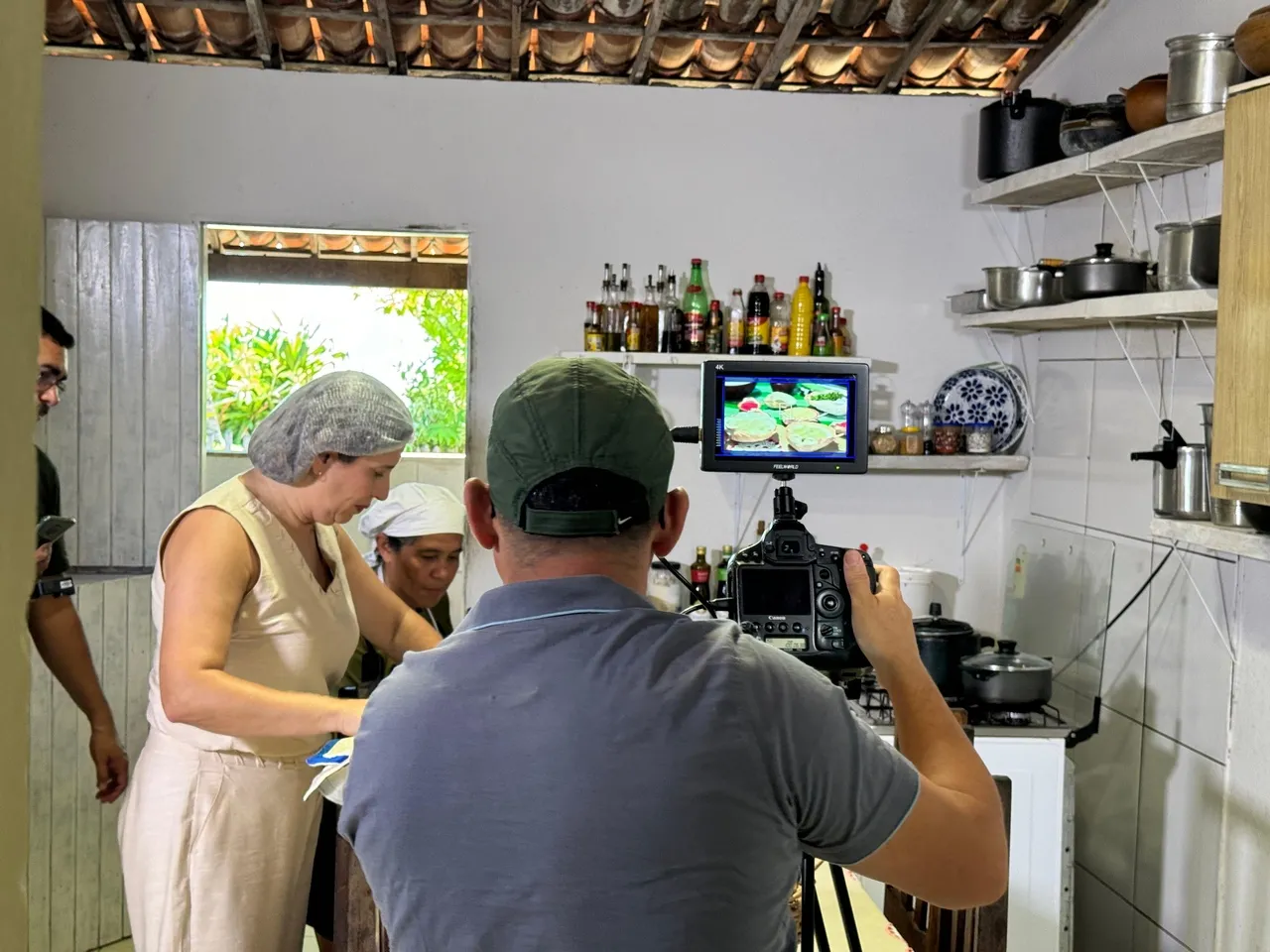 Parte das gravações foram realizadas dentro das cozinhas de Dona Jô e Dona Graça